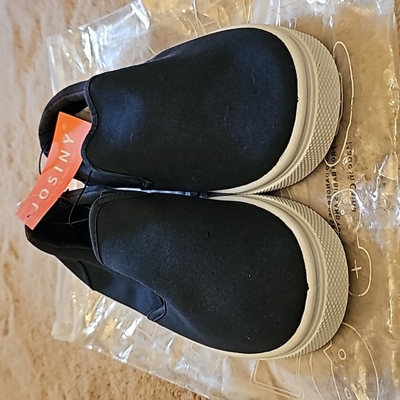 BNWT Blue Canvas Slip-On Shoes - Picture 1 of 6